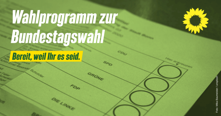 Wahlprogramm für die Bundestagswahl 2021