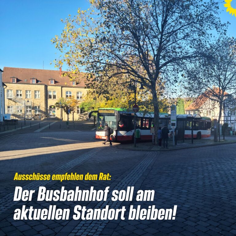 Eilmeldung: Busbahnhof soll am alten Standort bleiben