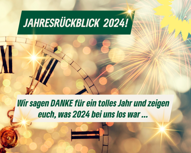 Jahresrückblick 2024 und alles Gute für 2025!