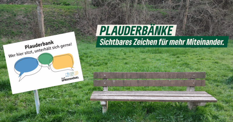 Plauderbänke gegen Einsamkeit: Ein Platz zum Reden, Zuhören und Begegnen