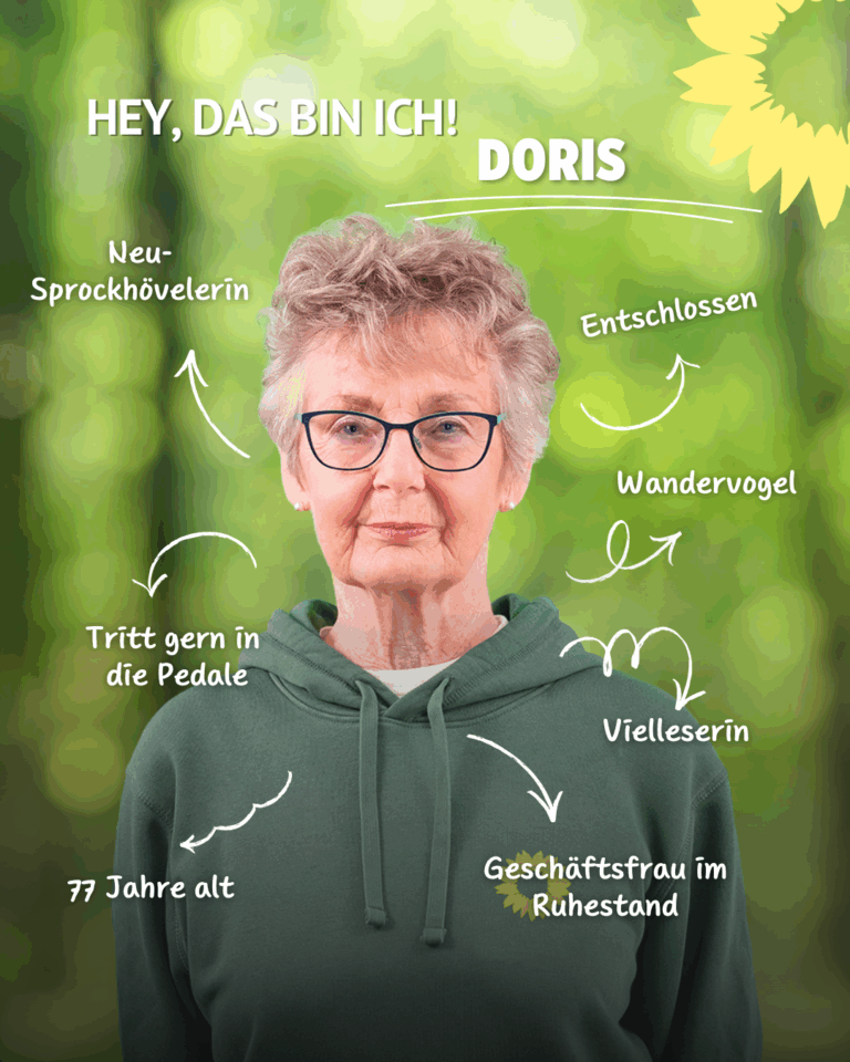 Mut. Erfahrung. Einsatz: Doris Kettner