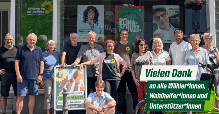 GRÜNE bedanken sich für 15,33 Prozent bei der Kommunalwahl in Sprockhövel