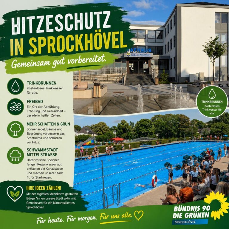 Hitzeschutz in Sprockhövel: Gemeinsam auf einem guten Weg