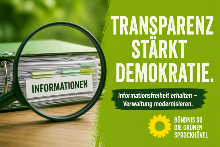 Informationsfreiheit erhalten – Transparenz stärken statt einschränken