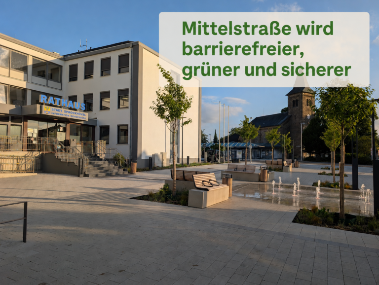 Mittelstraße wird barrierefreier, grüner und sicherer